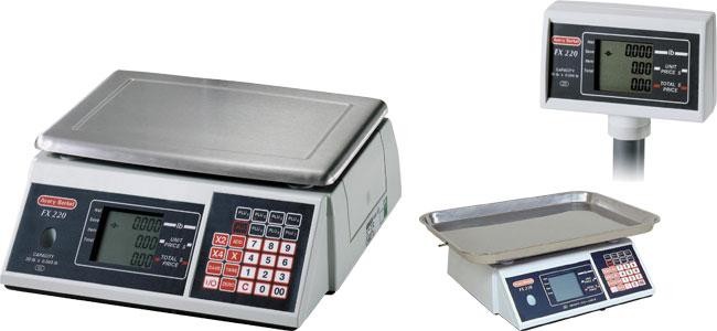 Ηλεκτρονικός ζυγός με οθόνη LCD FX-220 Ηλεκτρονικός ζυγός με οθόνη LCD FX-220